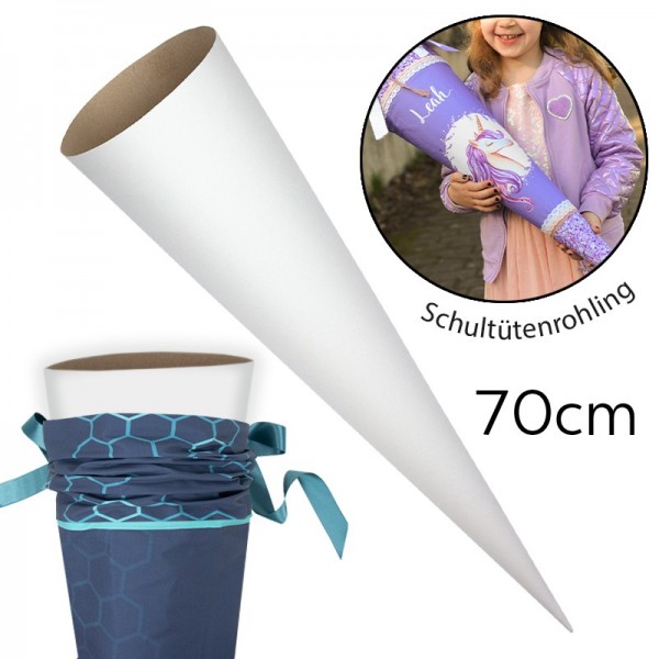 Schultüten Rohling aus Pappe | für Schultüte 70cm