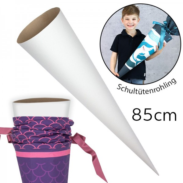 Schultüten Rohling aus Pappe | für Schultüte 85 cm