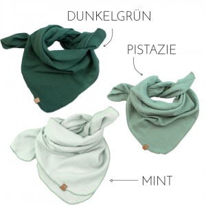 Vorschau: Musselintuch | Wunschfarbe Vorschau: Musselintuch | Wunschfarbe