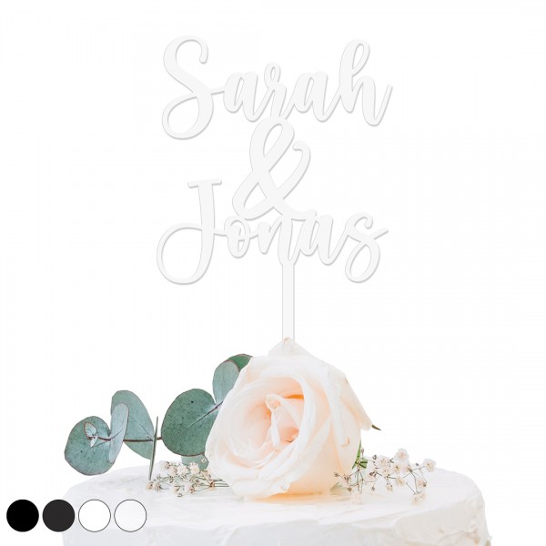Cake Topper Acryl | Hochzeit | Wunschnamen