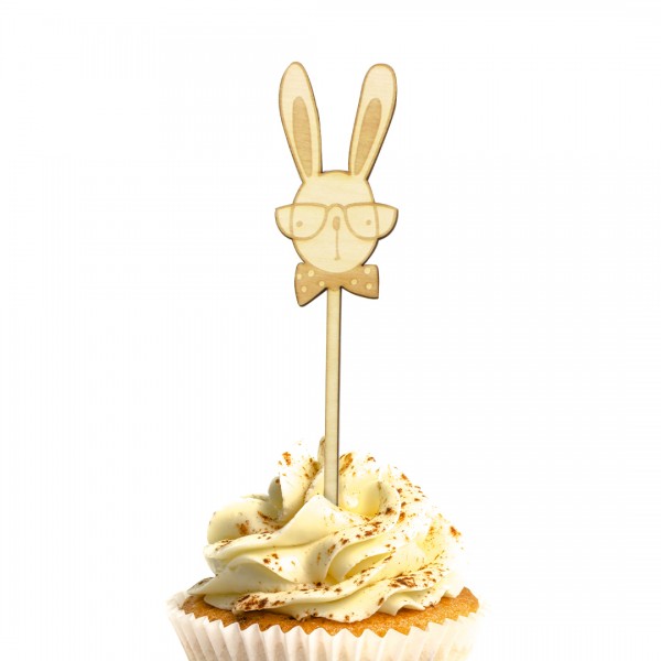 Cake Topper Hase im Muffin 