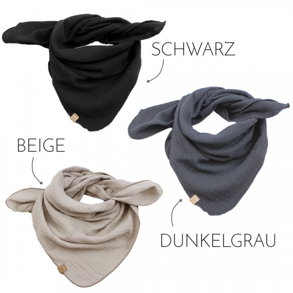 Musselintuch | Wunschfarbe