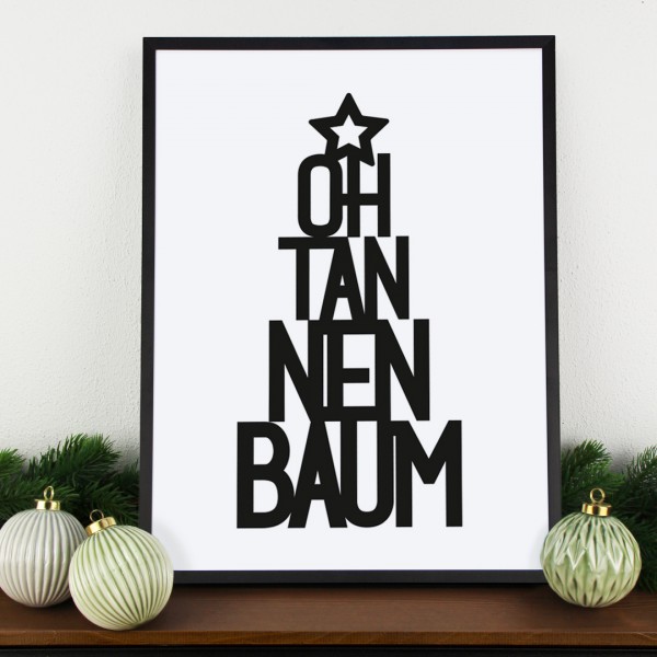 Poster | Weihnachten | Oh Tannenbaum
