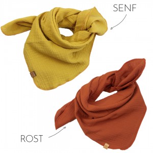 Vorschau: Musselintuch | Wunschfarbe Vorschau: Musselintuch | Wunschfarbe