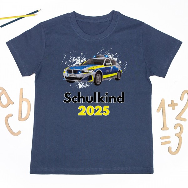 Schulkindshirt | Polizei | Wunschname & Wunschjahr