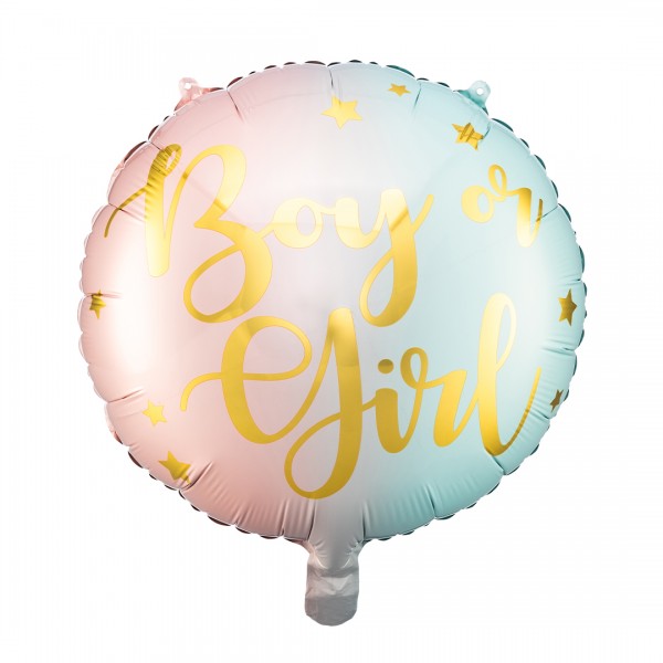 Folienballon boy or girl