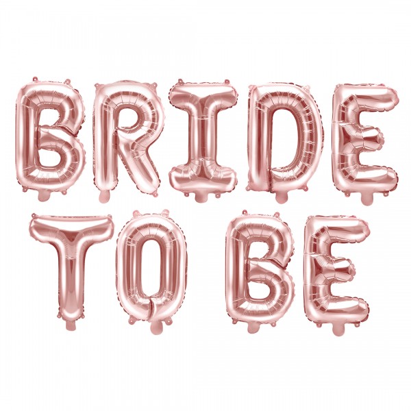 Folienballonschriftzug "Bride to be"