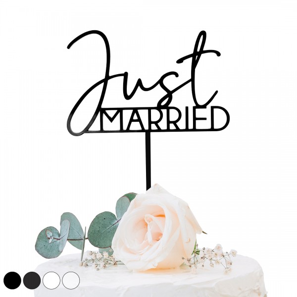 Cake Topper Acryl | Hochzeit | Just married