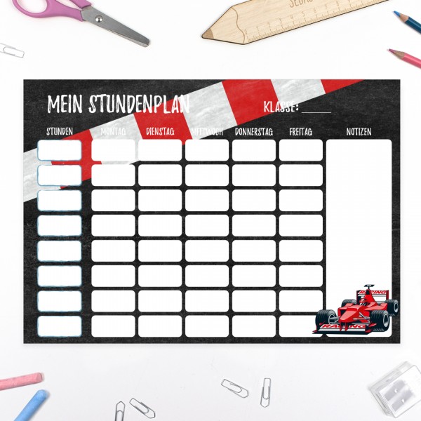 Stundenplan | Rennauto
