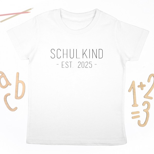 Schulkindshirt | Schulkind Est | Wunschjahr