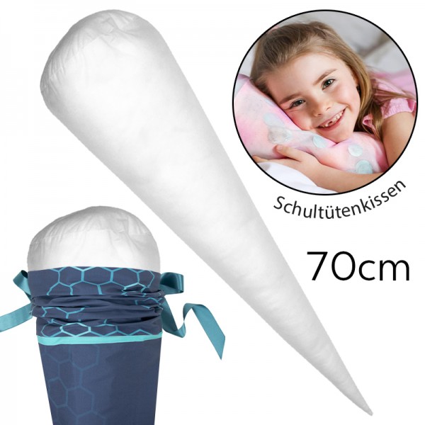 Schultütenkissen | Kuschelkissen-Inlett | Kissenfüllung für Schultüte 70 cm