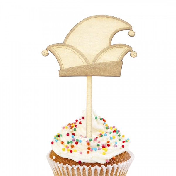 Cake Topper Holz | Narrenkappe