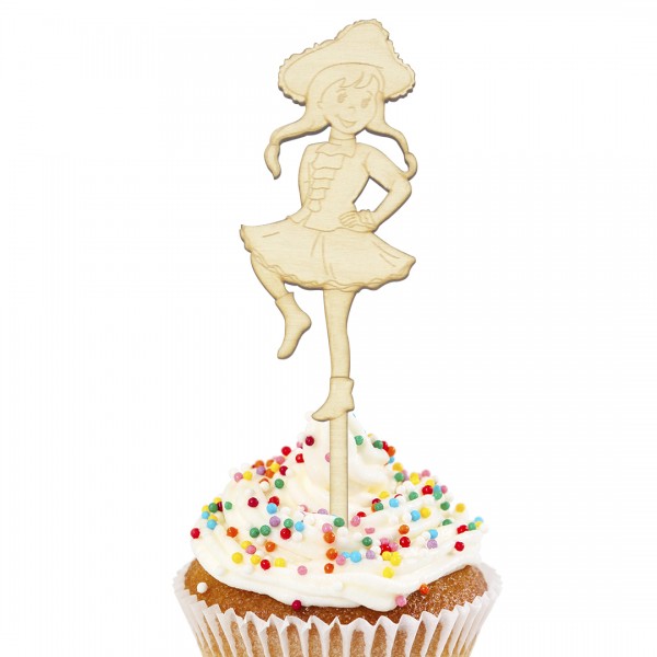 Cake Topper Holz | Funkenmariechen