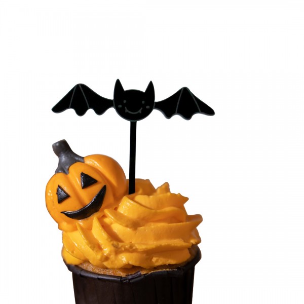 Cake Topper Fledermaus auf Muffin