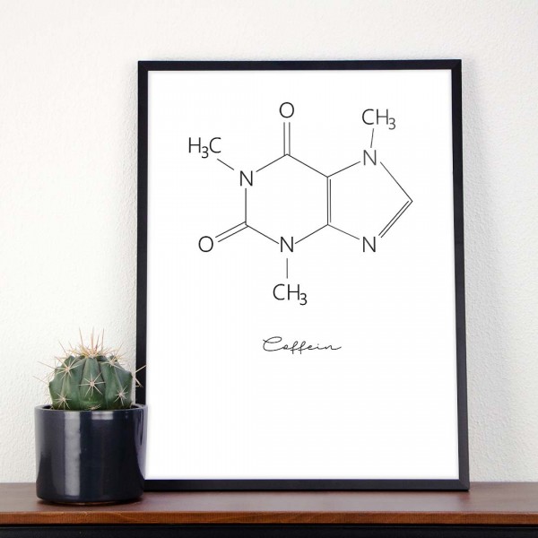 Poster Koffein Chemie