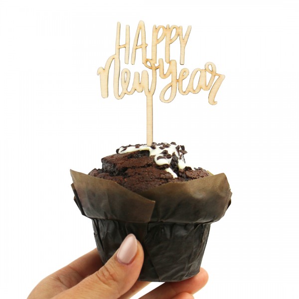 Cake Topper Happy New Year