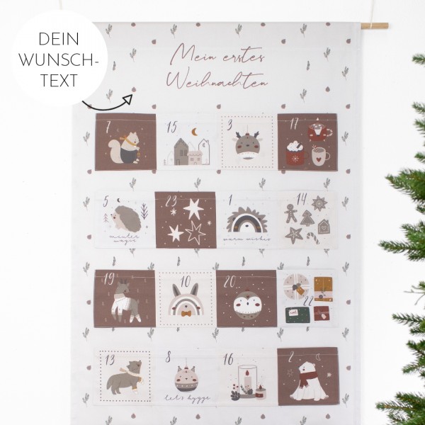 Adventskalender | Eisbär | Wintertiere | Wunschtext