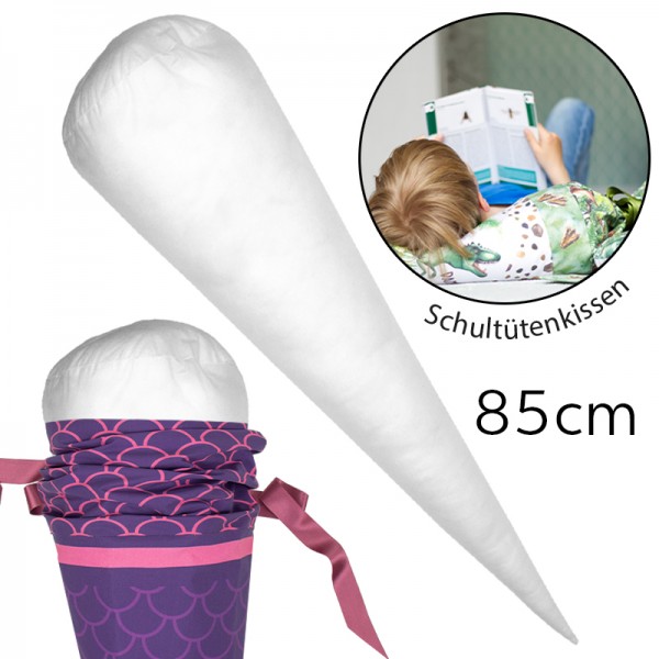 Schultütenkissen | Kuschelkissen-Inlett | Kissenfüllung für Schultüte 85 cm