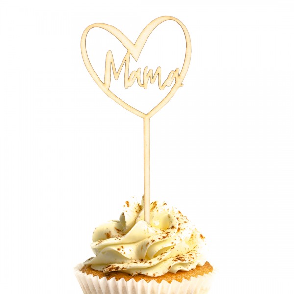 Cake Topper - Muttertag - Herz