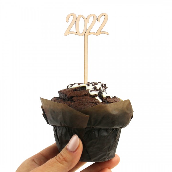 Cake Topper Jahreszahl 2022