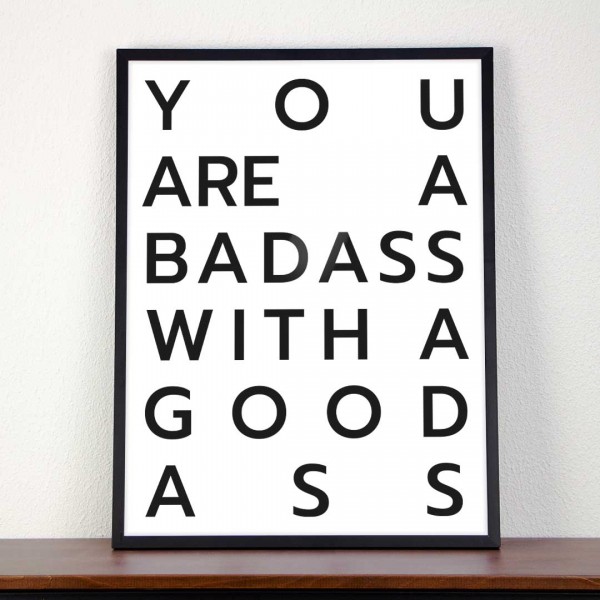 Poster | Typographie | Badass