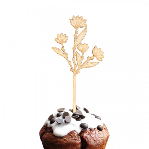 Cake Topper - Blumen - Wildblume 1
