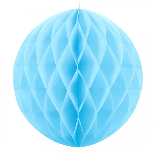 Waben-Ball | Party Deko | Blau 20 cm